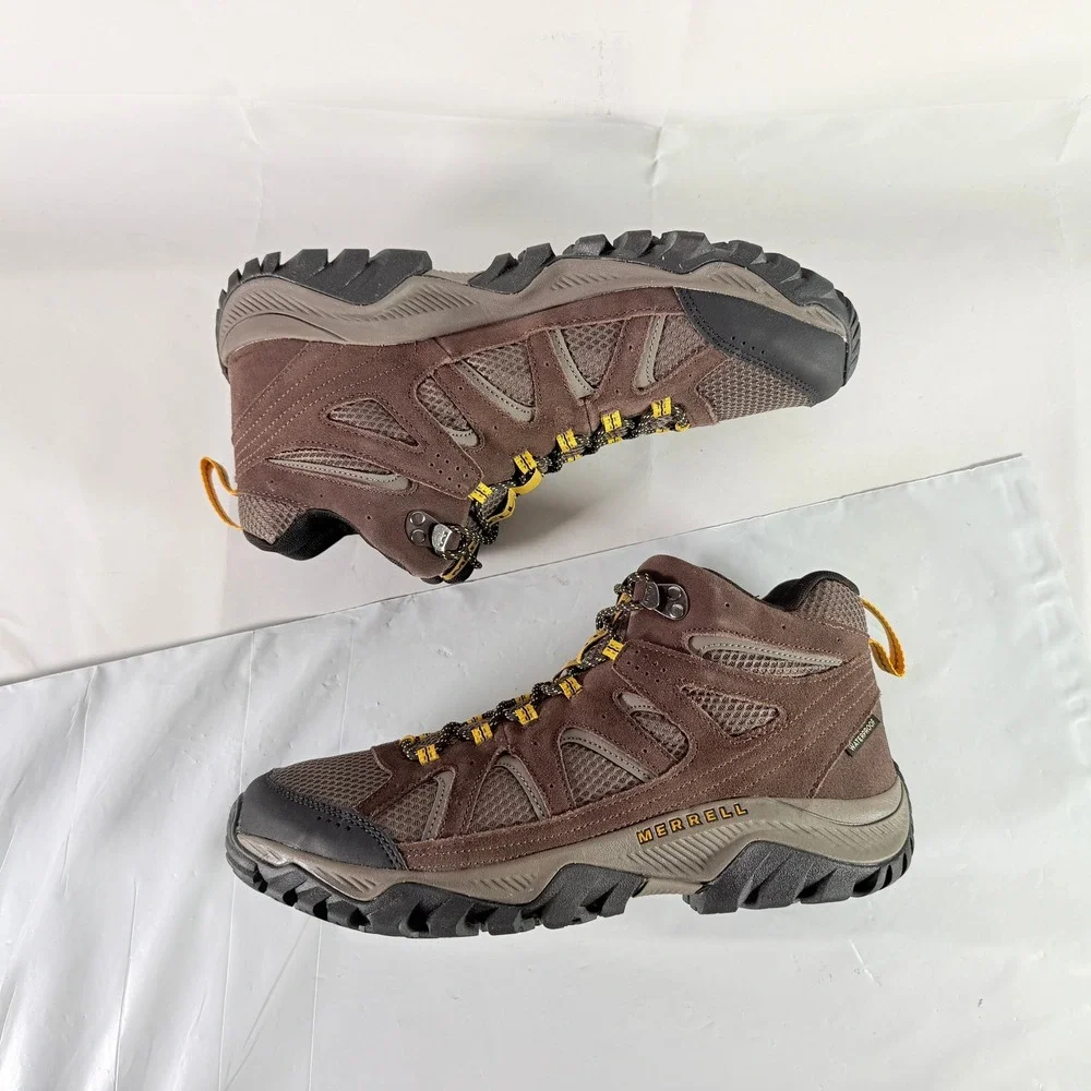 Merrell Oakcreek Mid Waterproof Men 12 Brown Espresso
